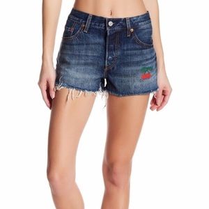 Levi’s Denim Embellished Shorts NWOT